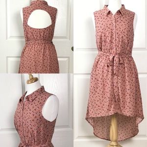 Charlotte Russe Mauve high low dress